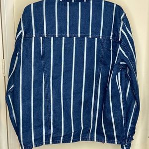 Striped Denim Jacket